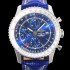 레플리카 [브라이틀링] 남성용 네비타이머 크로노그래프 ETA7750-2 타입 오토매틱 46mm 가죽줄 블루다이얼 bre1599  