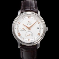 레플리카 [오메가] 남성용 드빌 424.13.40.21.02.001 프레스티지 코-액시얼 39.5mm 오토매틱 Cal.2627 타입 빈티지 실버 다이얼 omg0164  