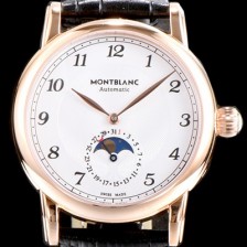 레플리카 [몽블랑] 남성용 박서준이 선택한 드라마 속 그 시계!! U0117327 스타 레거시 문페이즈 아이코닉 스타 컬력션 18k 로즈골드 화이트 다이얼 오토매틱 무브먼트 MON0400  