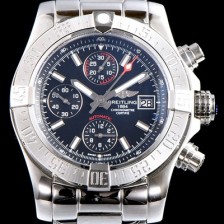 레플리카 [브라이틀링] 남성용 슈퍼 어벤져II A1338111|BC32|170A 크로노그래프 블랙 다이얼 브레이슬릿 오토매틱 무브먼트 BRE0253  