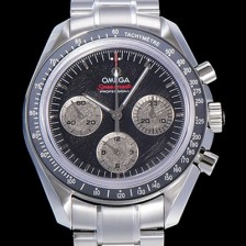 레플리카 [오메가] 남성용 스피드마스터 크로노그래프 아폴로 15 40주년기념 수동형 42미리 메탈줄 블랙다이얼 OMG79541  