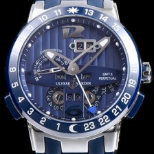 레플리카 [율리스나르당] 남성용 율리시스 나르딘 326-00-3 이그제큐티브 엘 토로 지엠티 퍼페츄얼 블루 다이얼 오토매틱 무브먼트 ULY4200  