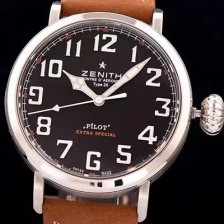 레플리카 [제니스] 남성용 파일럿 타입20 03.2430.300021.C738 오토메틱 45mm 워치 블랙다이얼 ZEN4220  