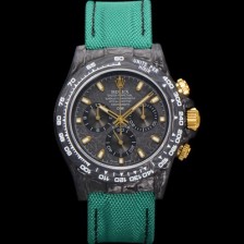 레플리카 [로렉스]남성용 데이토나 DIW 포지드카본 커스텀 40미리 크로노그래프 오토매틱 Cal.4130 무브먼트 블랙다이얼 ROL20914  