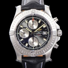 레플리카 [브라이틀링] 남성용 어벤져 크로노그래프 ETA 7750-2 타입 45mm 가죽줄 블랙다이얼 bre6269  