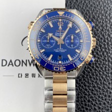 레플리카 [오메가] 남성용 씨마스터 신제품 215.20.46.51.03.001 플래닛 오션 600m 코액시얼 마스터 크로노미터 45.5mm 크로노그래프 오토매틱 Cal.9900 타입 블루 다이얼 omg0251  