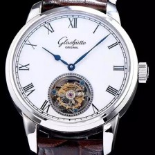 레플리카 [글라슈테 오리지날] 남성용 글라슈테 화이트 다이얼 투어빌론 무브먼트 GLA4200  