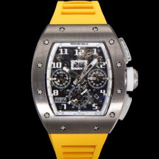 레플리카 [리차드밀레] 남성용 RM11-FM 티타늄 케이스/스텐레스 스틸 베젤 크로노그래프 50mm 오토매틱 무브먼트 스켈레톤 다이얼 ric0248  