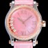레플리카 [쇼파드]여성용 해피스포츠 미니 오토매틱 보석/큐빅 30미리 레이디스 18K 로즈골드 자게 핑크다이얼 CHO58539  