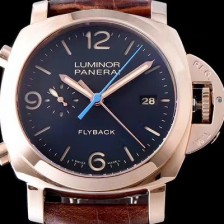 레플리카 [파네라이] 남성용 오피치네 파네라이 루미너 플라이백 44mm 블랙다이얼 PAN0240  