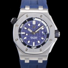 레플리카 [오데마피게] 남성용 로얄오크 오프쇼어 다이버 오토매틱 Cal.4308타입 42mm 우레탄줄 블루다이얼  aud1125  