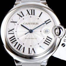 레플리카 [까르띠에] 남성용 2019신상 발롱블루 W69012Z4 42mm 화이트 다이얼 오토매틱 무브먼트 CAR0504  