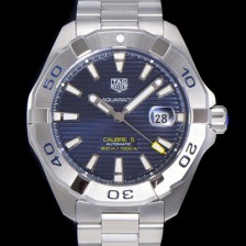 레플리카 [태그호이어] 남성용 아쿠아레이서 오토매틱 43mm 메탈줄 블루다이얼 tag14597  