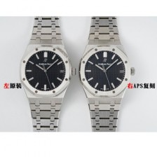 레플리카 [오데마피게] 남성용 로얄오크 15500ST.OO.1220ST.03 41mm 오토매틱 Cal.4302 무브먼트 블랙 다이얼 aud6541  