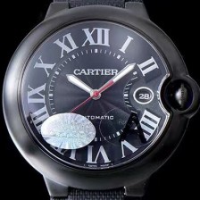 레플리카 [까르띠에] 남여공용 발롱블루 WSBB0015 블랙 다이얼 오토매틱 무브먼트 CAR0100  