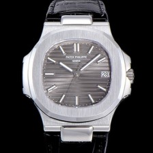 레플리카 [파텍필립] 남성용 5711G 노틸러스 Cal.324 S C타입무브 오토매틱 40미리 가죽스트랩/가죽줄 그레이다이얼 PAT75376  