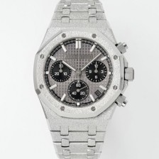 레플리카 [오데마피게] 남성용 로얄오크 26240BC.GG.1324BC.01 크로노그래프 41mm 오토매틱 Cal.4401 타입 그레이 와플 다이얼 aud6554  