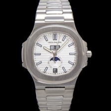 레플리카 [파텍필립] 남성용 노틸러스 5726/1A-010 오토매틱 Cal.324 타입 40.5mm 메탈줄 화이트 다이얼 pat2216  