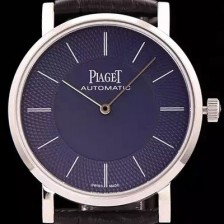 레플리카 [피아제] 남성용 피아제 G0A35132 알티플래노 울트라-씬 빈티지 모델 블루 & 텍스쳐 다이얼 스위스 ETA 2824-A2 오토매틱 무브먼트 PIA4200  