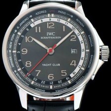 레플리카 [아이더블유씨] 남성용 포르투기즈 오토매틱 요트클럽 블랙 다이얼 IWC0213  