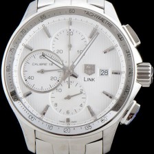 레플리카 [태그호이어] 남성용 링크 크로노그래프 화이트 다이얼 오토매틱 무브먼트 TAG0211  