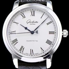 레플리카 [글라슈테 오리지날] 남성용 업그레이드!세나토 화이트 다이얼 오토매틱 무브먼트 GLA4241  