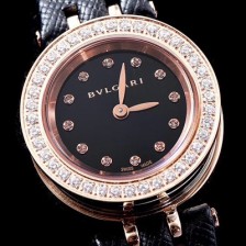 레플리카 [불가리] 여성용 비 제로원 블랙 다이얼 쿼츠 무브먼트 BVL4200  