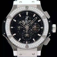 레플리카 [휴블렛] 남성용 킹파워 리미티드 에디션 45mm 블랙다이얼 HUB0410  