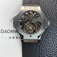 레플리카 [휴블렛] 남성용 빅뱅 투어빌론 탑재 무브먼트 스켈레톤 다이얼 hub2152  