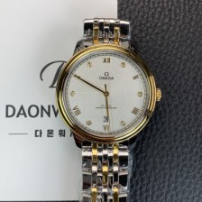 레플리카 [오메가] 남성용 드빌 프레스티지 424.20.40.20.02.005 오토매틱 Cal.8800타입 40mm 18K 옐로우골드 메탈줄 화이트 다이얼 omg20219  