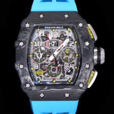 레플리카 [리차드밀레] 남성용 플라이백 RM11-03 오버사이즈 데이트 크로노그래프레드 포지드 카본 케이스 스켈레톤 다이얼 오토매틱 무브먼트 RIC08703  