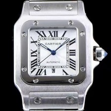 레플리카 [까르띠에] 여성용 산토스 시리즈 W20055D6 화이트 다이얼 오토매틱 무브먼트 CAR0100  