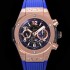 레플리카 [휴블렛] 남성용 빅뱅 유니코  45mm 오토매틱 HUB1280 타입 18K 로즈골드 러버줄 스켈래톤 다이얼  hub5125  