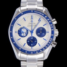 레플리카 [오메가] 남성용 스피더마스터 기념시리즈 실버 스누피 어워드 수동기계식 42mm 메탈줄 화이트다이얼   omg46231  