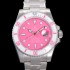 레플리카 [로렉스] 남성용 신형 케이스 업그레이드 러스털러스 스틸 재질 ! 서브마리너 오토매틱 Cal.3135 40mm  세라믹베젤 메탈줄 핑크다이얼 rol49209  