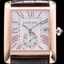 레플리카 [까르띠에] 남성용 탱크 화이트 다이얼 오토매틱 무브먼트 CAR0011  