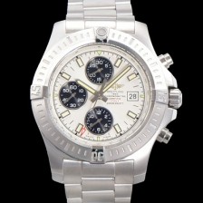 레플리카 [브라이틀링] 남성용 어벤져 크로노그래프 ETA 7750-2 타입 45mm 메탈줄 화이트다이얼 bre9246  