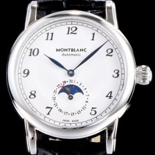 레플리카 [몽블랑] 남성용 박서준이 선택한 드라마 속 그 시계!! U0116508 스타 레거시 문페이즈 아이코닉 스타 컬력션 화이트 다이얼 오토매틱 무브먼트 MON0401  