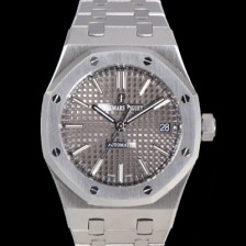 레플리카 [오데마피게] 남성용 하이엔드 37mm로얄오크 15450ST 그레이 와플 다이얼 Cal.3120오토매틱 무브먼트 AUD6514  