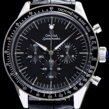 레플리카 [오메가] 남성용 스피드마스터 블랙 다이얼 일본쿼츠 OMG0003  