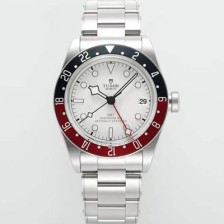 레플리카 [튜더] 남성용 바젤월드 블랙 베이 M79830RB-0010 지엠티!! 듀얼 타임 블랙/레드 투톤 24시간 회전 베젤 화이트 다이얼 브레이슬릿 스위스 ETA 2824-A2 오토매틱 무브먼트 tud5126  