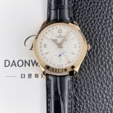 레플리카 [예거르쿨트르]남성용 마스터 캘린더 문페이즈 18K 로즈골드 39mm 오토매틱 cal.866타입 화이트 다이얼 jag0435  