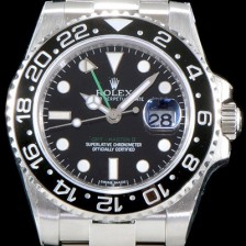 레플리카 [로렉스] 남성용 NEW 지엠티 마스터II 116710LN KS오이스터 링크 3열UP!! 듀얼 타임 24시간 회전식 블랙 세라믹 베젤 블랙 다이얼 브레이슬릿 오토매틱 무브먼트 ROL0014  