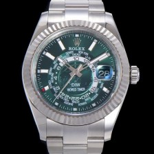 레플리카 [로렉스] 남성용 스카이드웰러 오토매틱 CAL.9001 41mm 메탈줄 그린다이얼 rol37048  