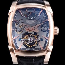 레플리카 [파르미지아니] 남성용 칼파 신형 그랜드 투어빌론 시리즈 18k 로즈골드 그레이 스켈레톤 다이얼 아시안 투어빌론 탑재 PAR4211  