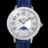 레플리카 [예거르꿀뜨르] 여성용 랑데뷰 문미듐 Q3523570 오토매틱 Cal.935타입 34mm  보석/다이아 베젤 가죽줄 화이트다이얼 jag93870  