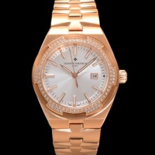 레플리카 [바쉐런 콘스탄틴] 여성용 오버시즈 4605V200R-B968 18K 로즈골드 오토매틱 무브먼트 35mm 실버 다이얼 vac1144  