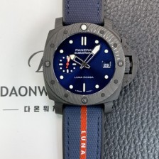 레플리카 [파네라이] 남성용 서브머시블 루나로사 PAM01563 카보테크 42mm 오토매틱 Cal P. 900타입 블루 다이얼 pan5232  