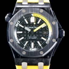 레플리카 [오데마피게] 남성용 신형 다이버 모델!! 로얄오크 오프쇼어15706AU.OO.A002CA.01 포지드카본 블랙 와플 다이얼 오토매틱 무브먼트 AUD0234  