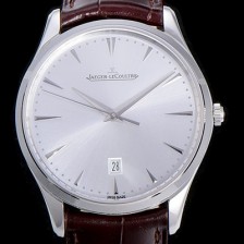 레플리카 [예거르꿀뜨르]남성용 마스터 울트라 씬 데이터 40미리 오토매틱 실버다이얼 JAG93454  